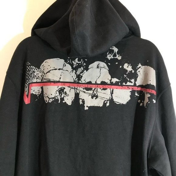 VANS LOGO HOODIE FULL ZIP Black JACKET With Pockets MEN'S SIZE XL NEW NWT - Picture 13 of 16